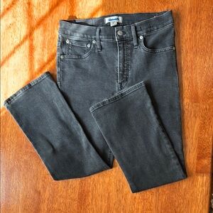 EUC Madewell black high rise cali denim boot cut jeans